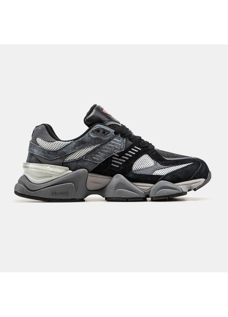 Сірі Осінні кросівки чоловічі new balance 9060 black grey нью беланс 9060 No Brand