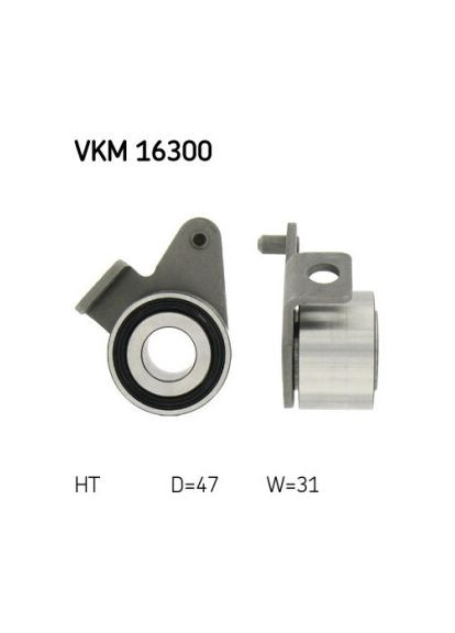 Ролик модуля натяжителя ремня VOLVO 264/ 780/ 360/ 760/ 244/ 740/ 242/ 245/ 240/ 960/ 940/ 340 VKM 16300 SKF (368516927)