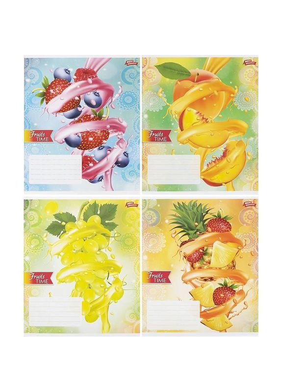 Зошит кольоровий 18 аркушів, лінійка (20 штук в упаковці) (3536) Мрії Збуваються (362426546)