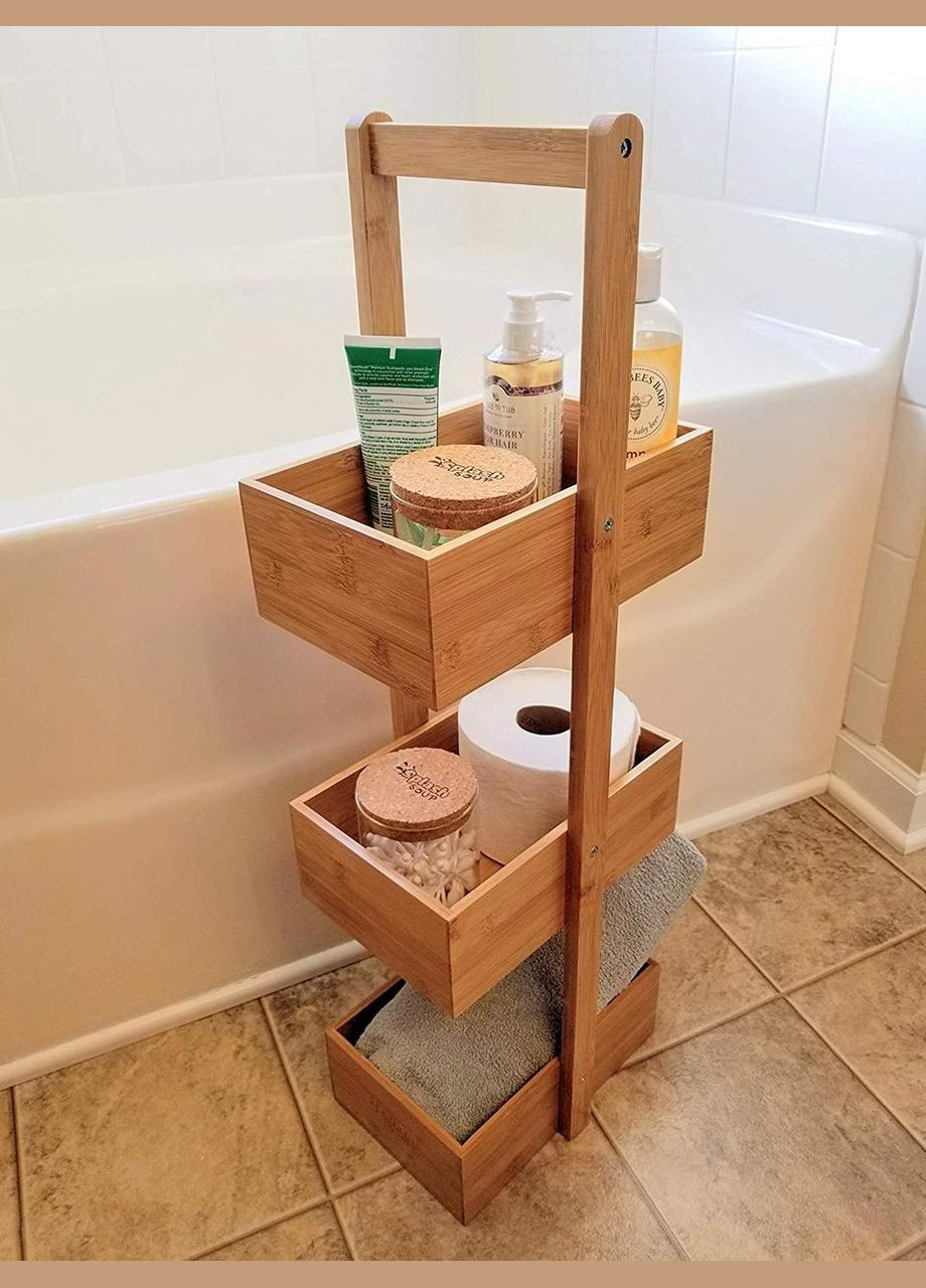 Лоток для овощей и фруктов из дерева Чард ваниль (ЯХО-001902) No Brand (327848567)