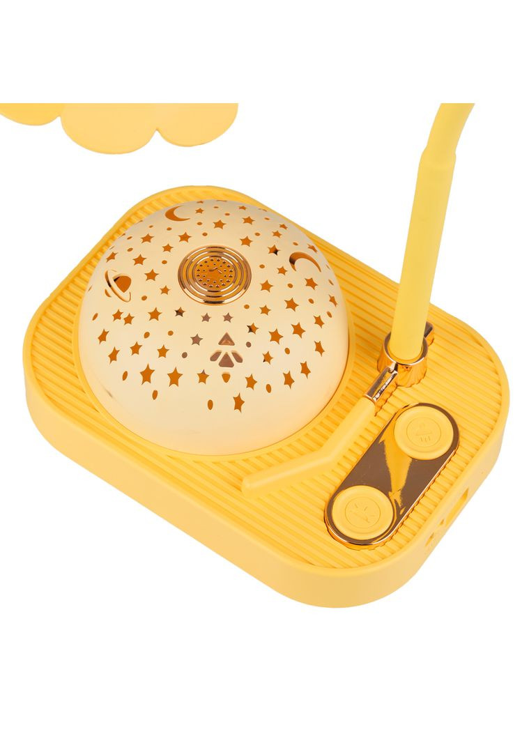 Детская настольная лампа-ночник Проекция звездного неба аккумуляторная, желтая Shenzhen UP180Y No Brand (339872439)