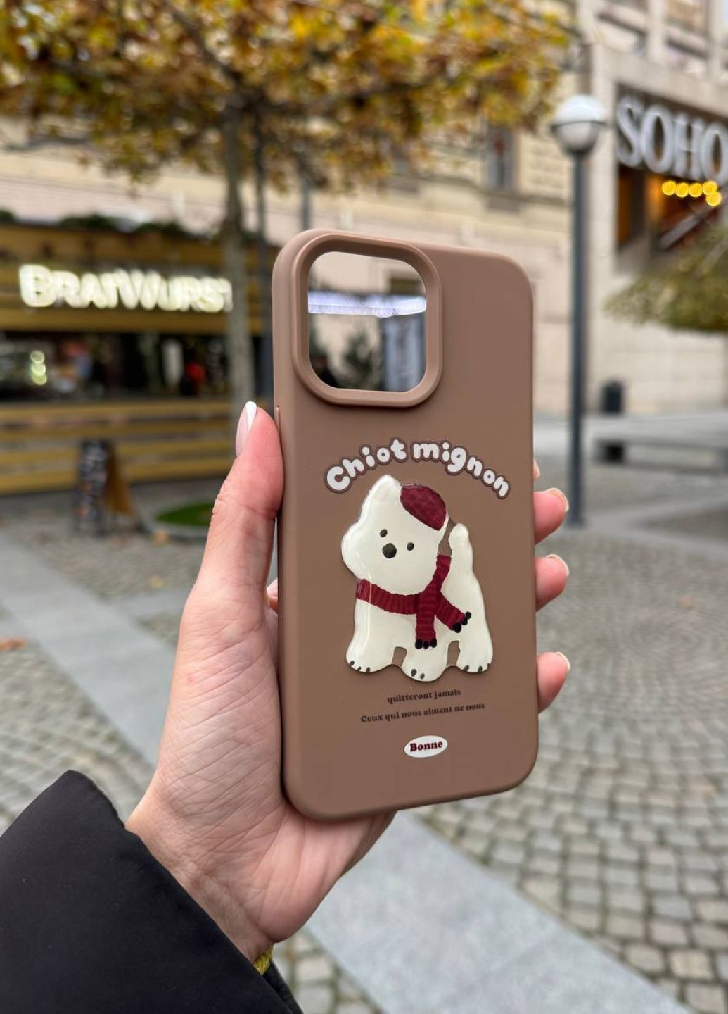 Чехол силиконовый Bonne для iPhone 11 Brown / чехол айфон 11 коричневый No Brand (369497475)