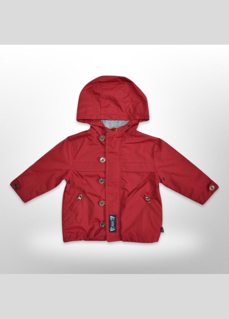 Красная демисезонная ветровка Quadri foglio