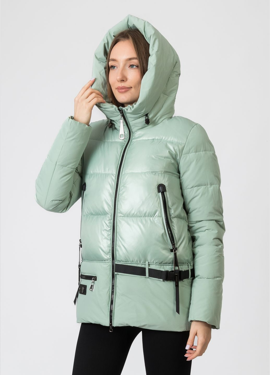 Бирюзовый зимний Пуховик Peercat