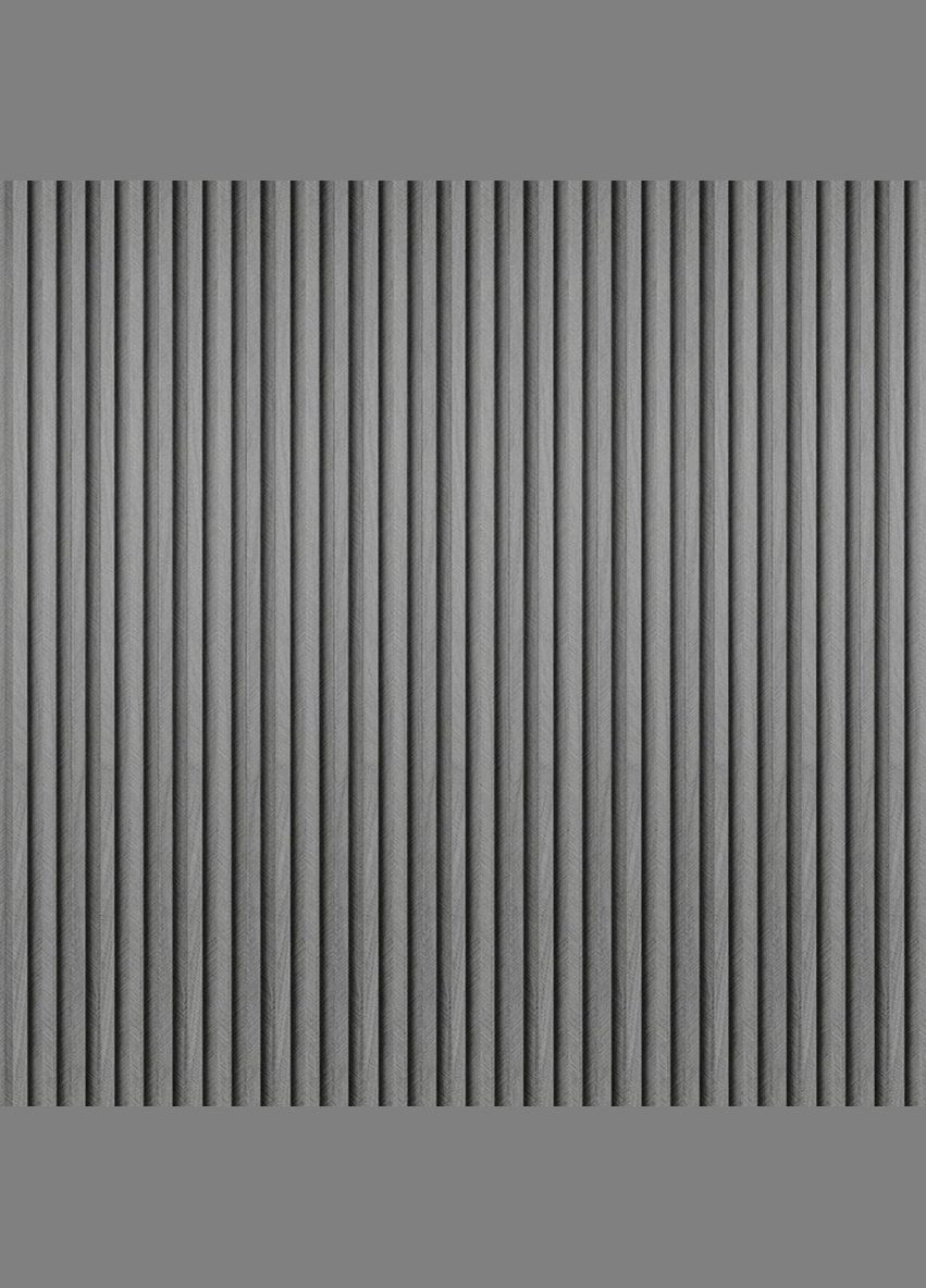 Рельс декоративный WPC стеновой уголь 3000х160х23мм SW-00001534 Sticker Wall (330018282)