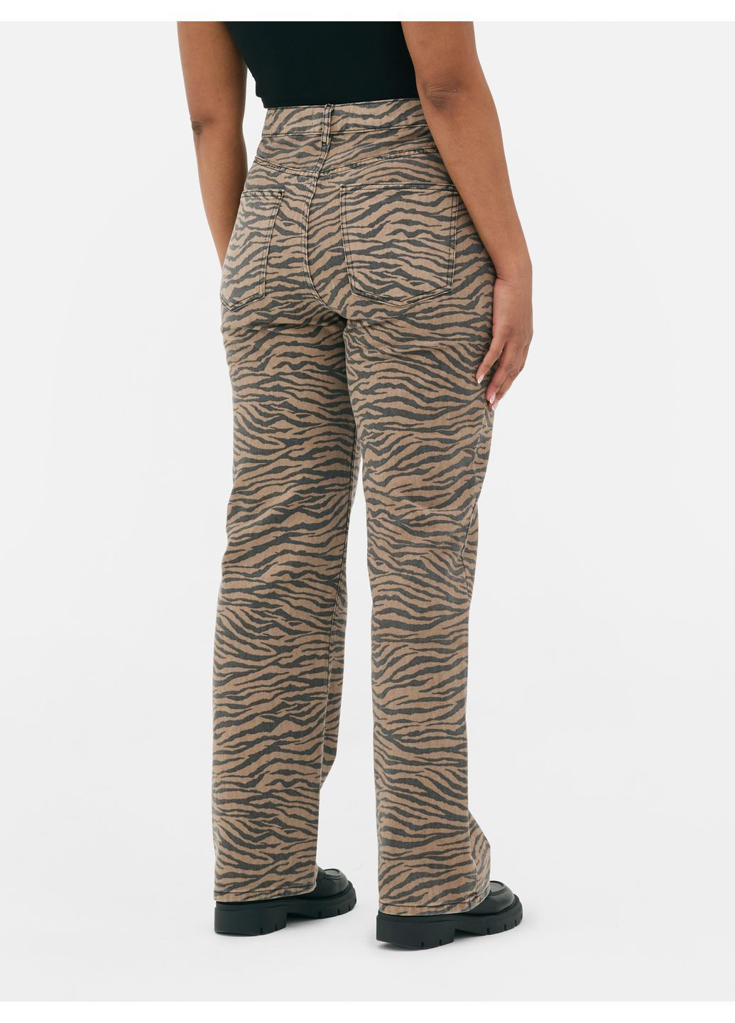 Джинси демісезон,світло-коричневий в візерунки, Primark - (369624497)