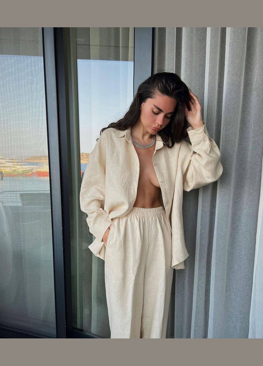 Жіночий бежевий костюм No Brand (334883599)