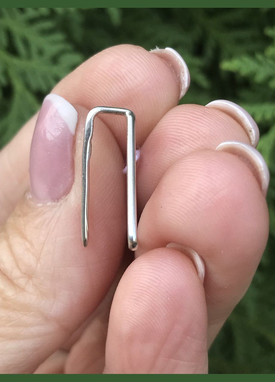 Сережки срібні Трикутники 25100 No Brand (316398556)