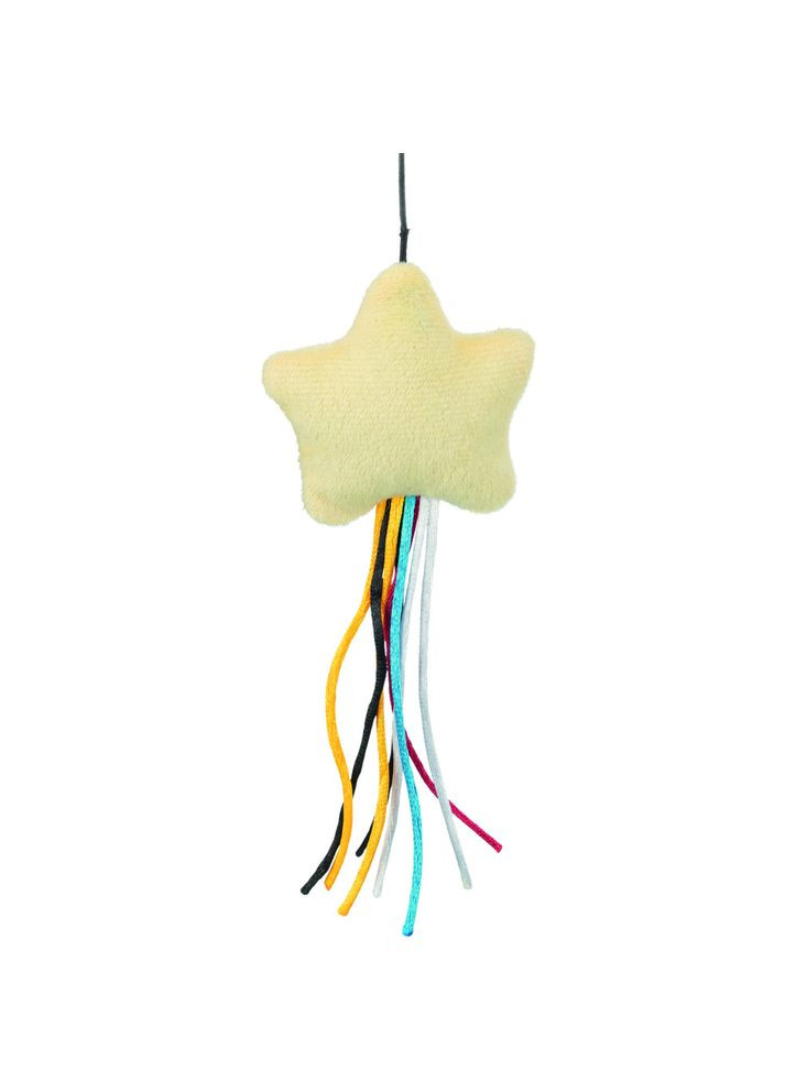 Іграшка для кішок Паличка з плюшевою зіркою та котячою м'ятою 46 см Trixie (330747252)