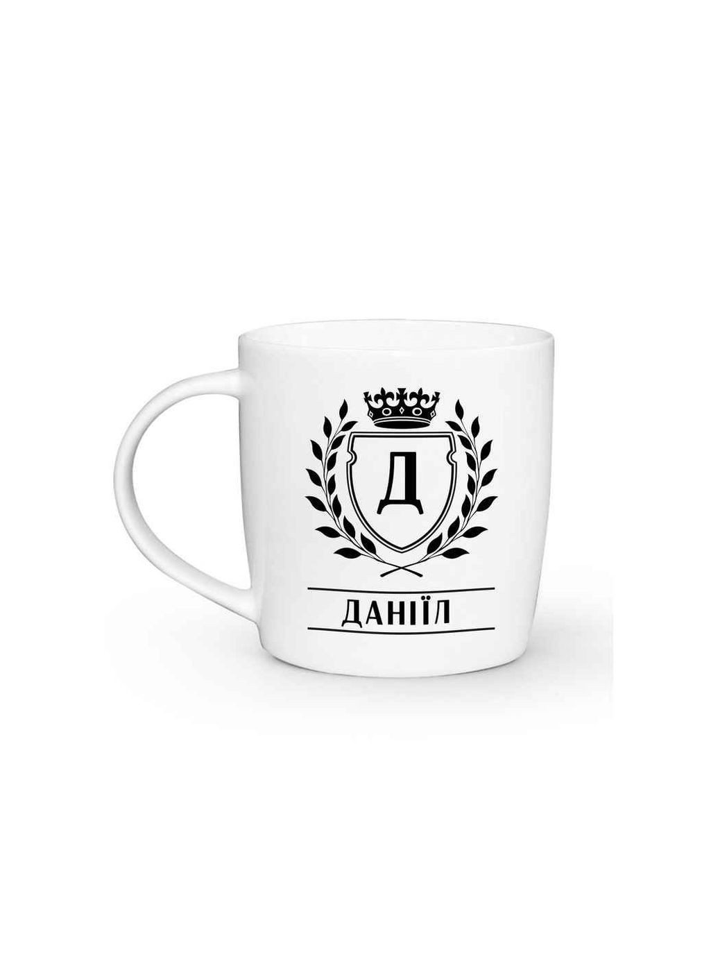 Чашка Бочка 360мл "Даниил" 2522 в под. коробке KVARTA (357224172)