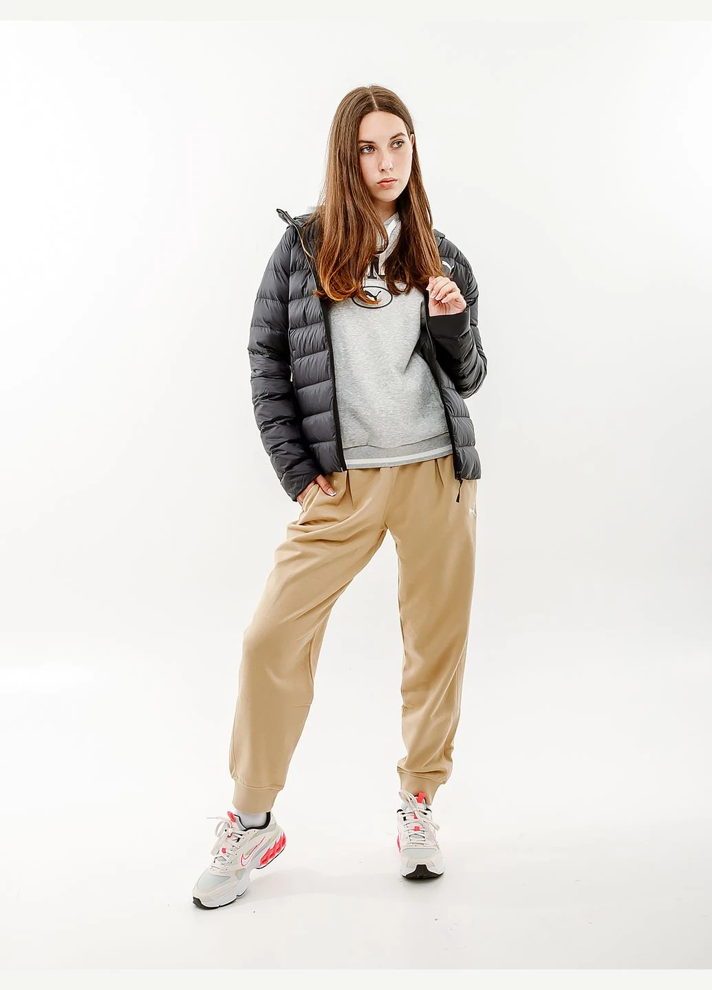 Черная куртка packlite down jacket Puma