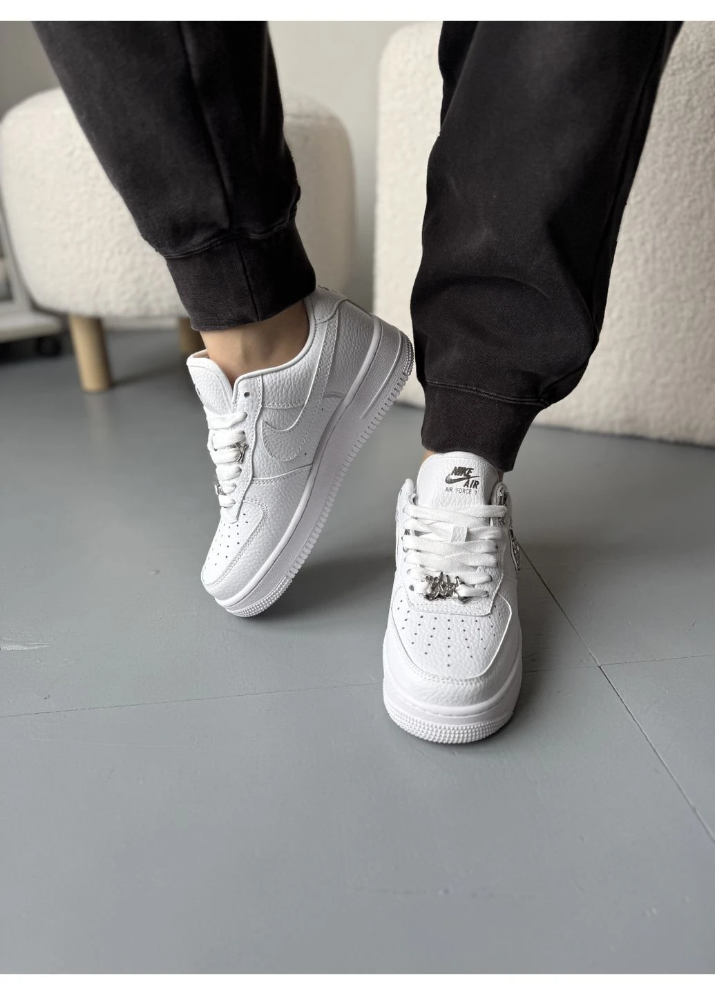 Цветные демисезонные кроссовки мужские nike air force 1 low 07 prm 2 molten metal найк аир форс 1 No Brand