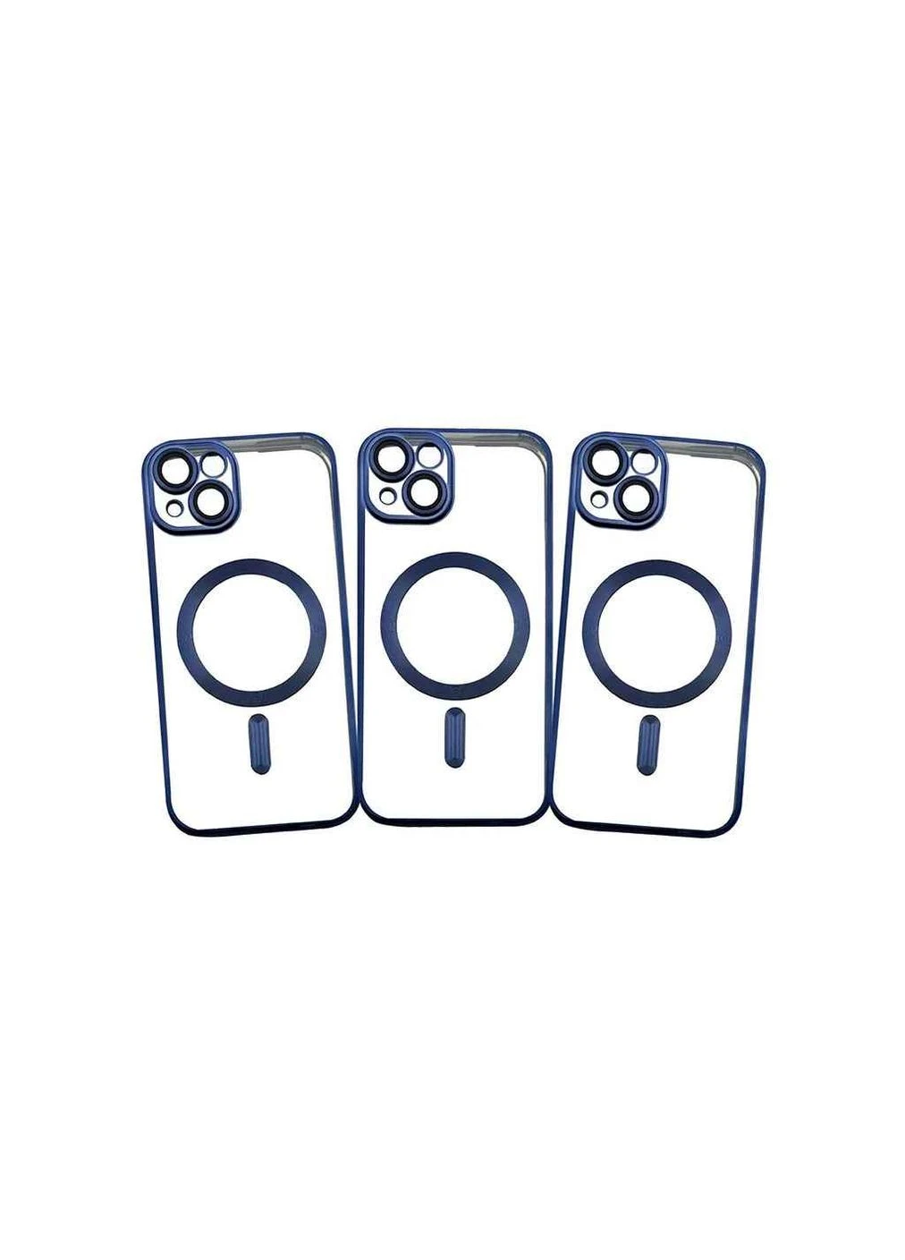 Накладка MagSafe MATTE Iphone Full Camera для 15 Pro Blue ТМGerlax No Brand (387544318)