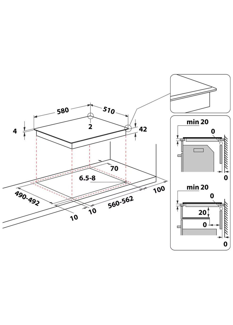 Варочная поверхность AKT8900BA WHIRLPOOL (332978231)