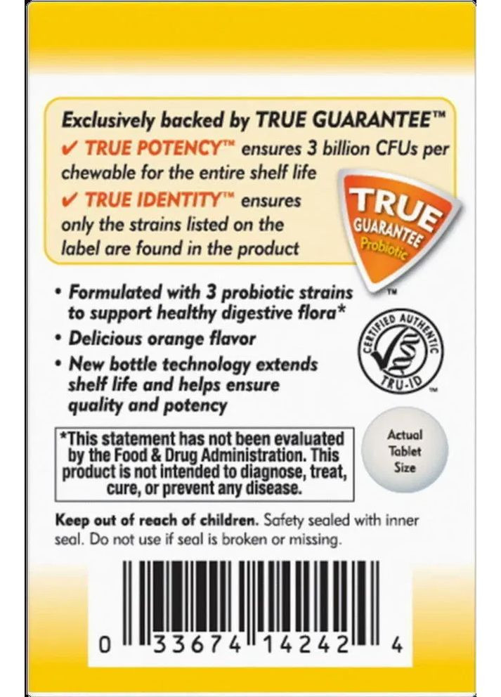 Пробиотик для детей Primadophilus апельсин 30 таблеток Nature's Way (361117781)