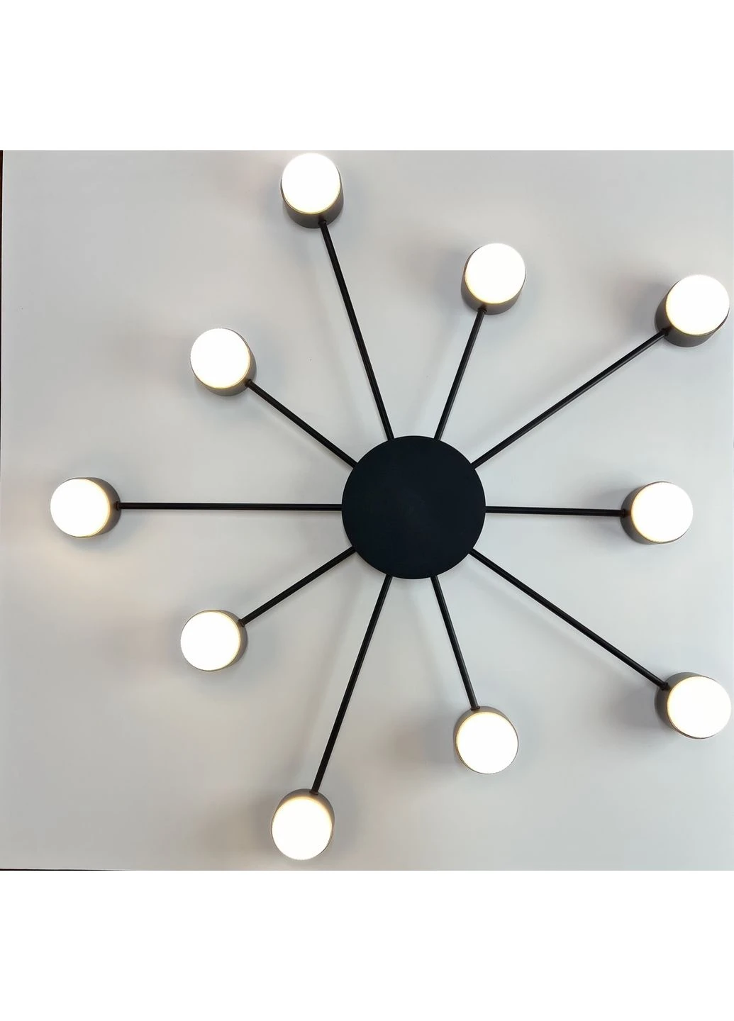 Світильник стельовий RAY SLIM 10xGX53 BLACK 220V IP20 Luminaria (397825074)