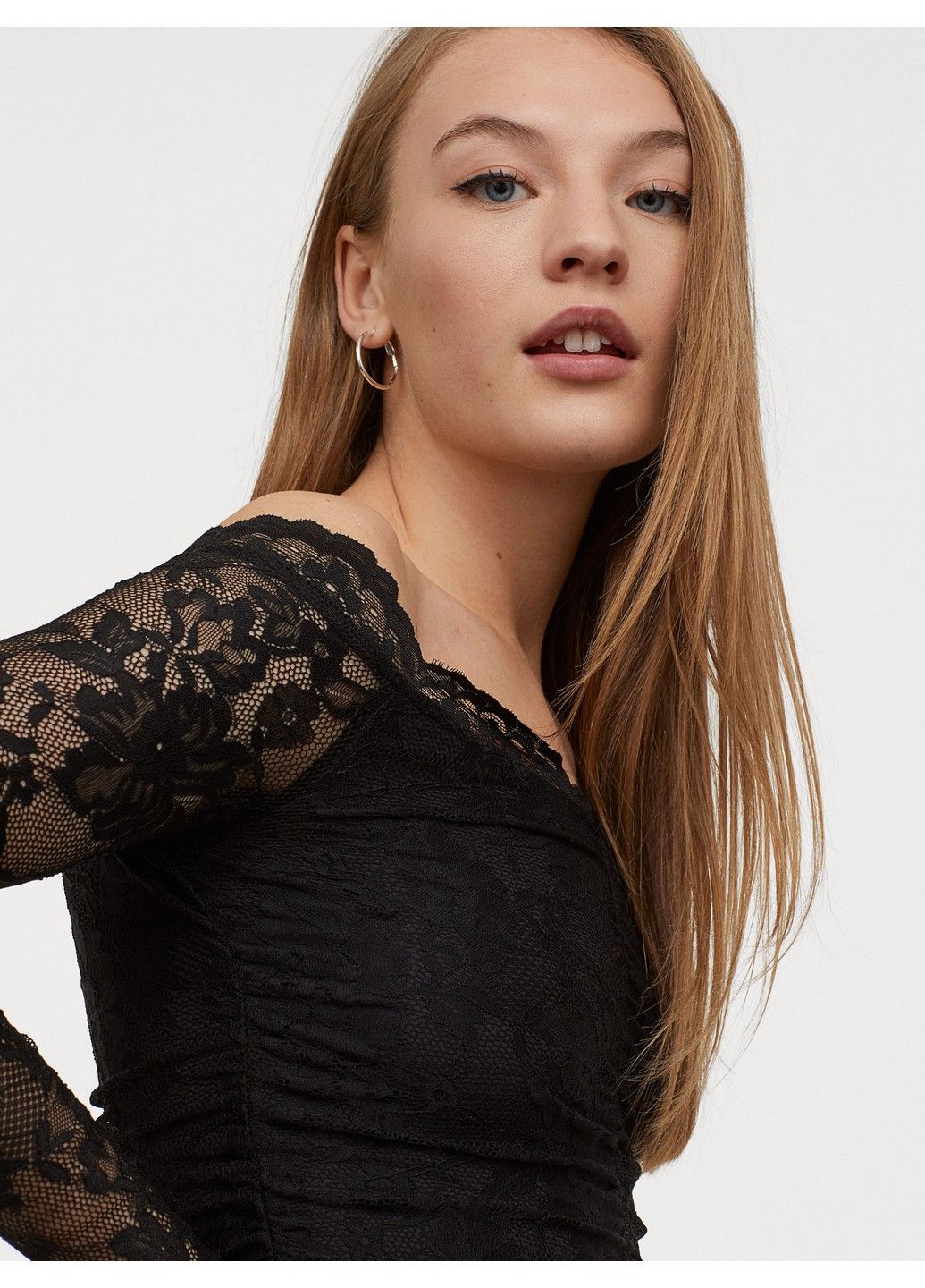 Чорна вечірня сукня H&M однотонна