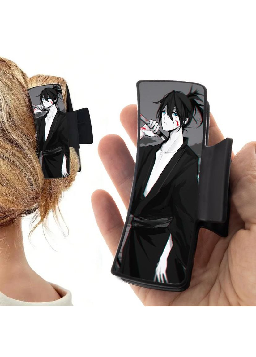 Заколка крабик для волос Аниме Бехатний Бог #0010 черный No Brand (315631118)