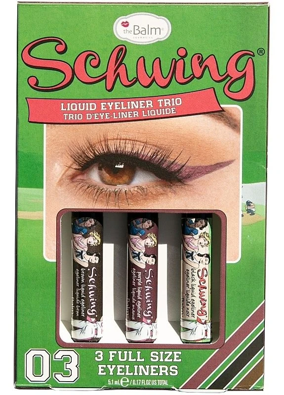 Ladies Schwing Liquid Eyeliner Trio - Набір (eye/liner/3x1.7ml) Ladies Schwing Liquid Eyeliner Trio (eye/liner/3x1.7ml) theBalm (379161691)