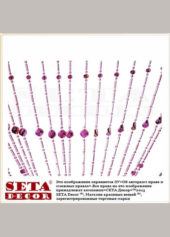 Штора тоненька хамелеон фіолетова Seta Decor (285792371)