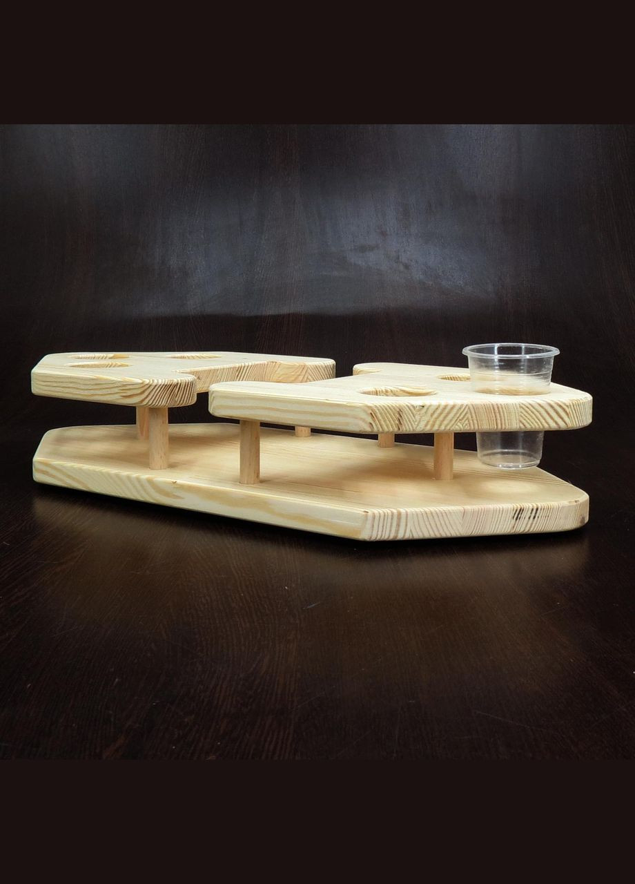 Підставка для чарок з дерева Тадео 40 бланже (НБС-400601) No Brand (327847357)