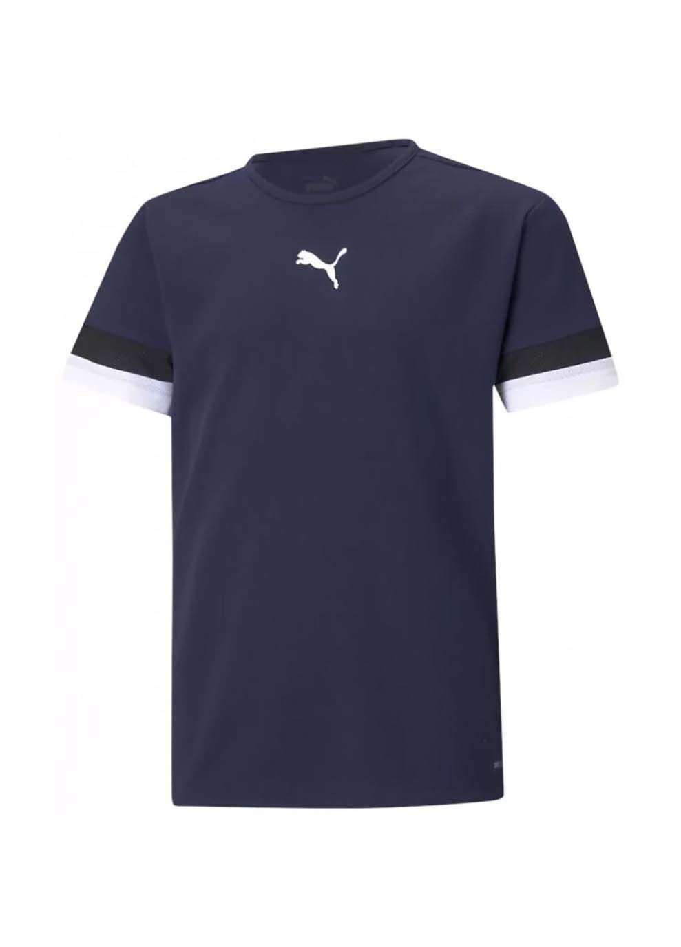 Темно-синя літня футболка teamrise jersey jr темно-синій Puma