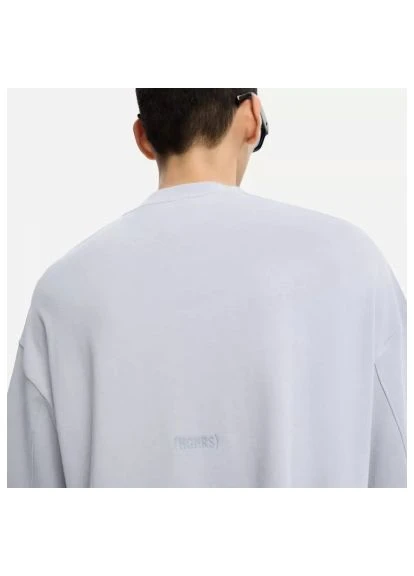 Комбінована футболка 19563 light blue Bershka