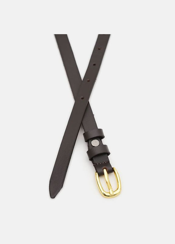 Жіночий ремінь шкіряний 100v1genw46 Коричневий Borsa Leather (302972570)