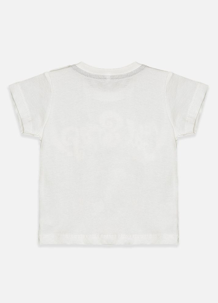 Біла літня футболка для дівчинки колір білий cb-00217691 Difa