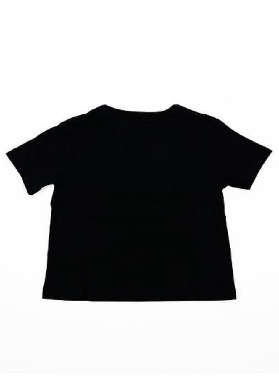 Чорна літня футболка Place