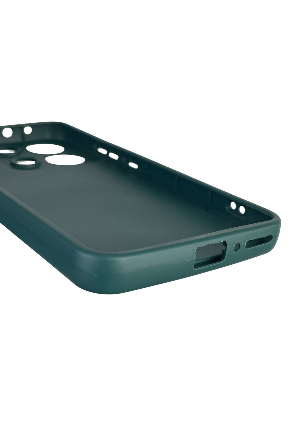 Чохол силіконовий Soft Touch для Redmi Note 13 4G темно-зелений (Повний захист камери) Xiaomi (366390629)