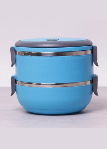 Ланч-бокс Priori 2 емкости по 700 мл (1400мл), 16.5х15х13.5см Kamille (330019316)