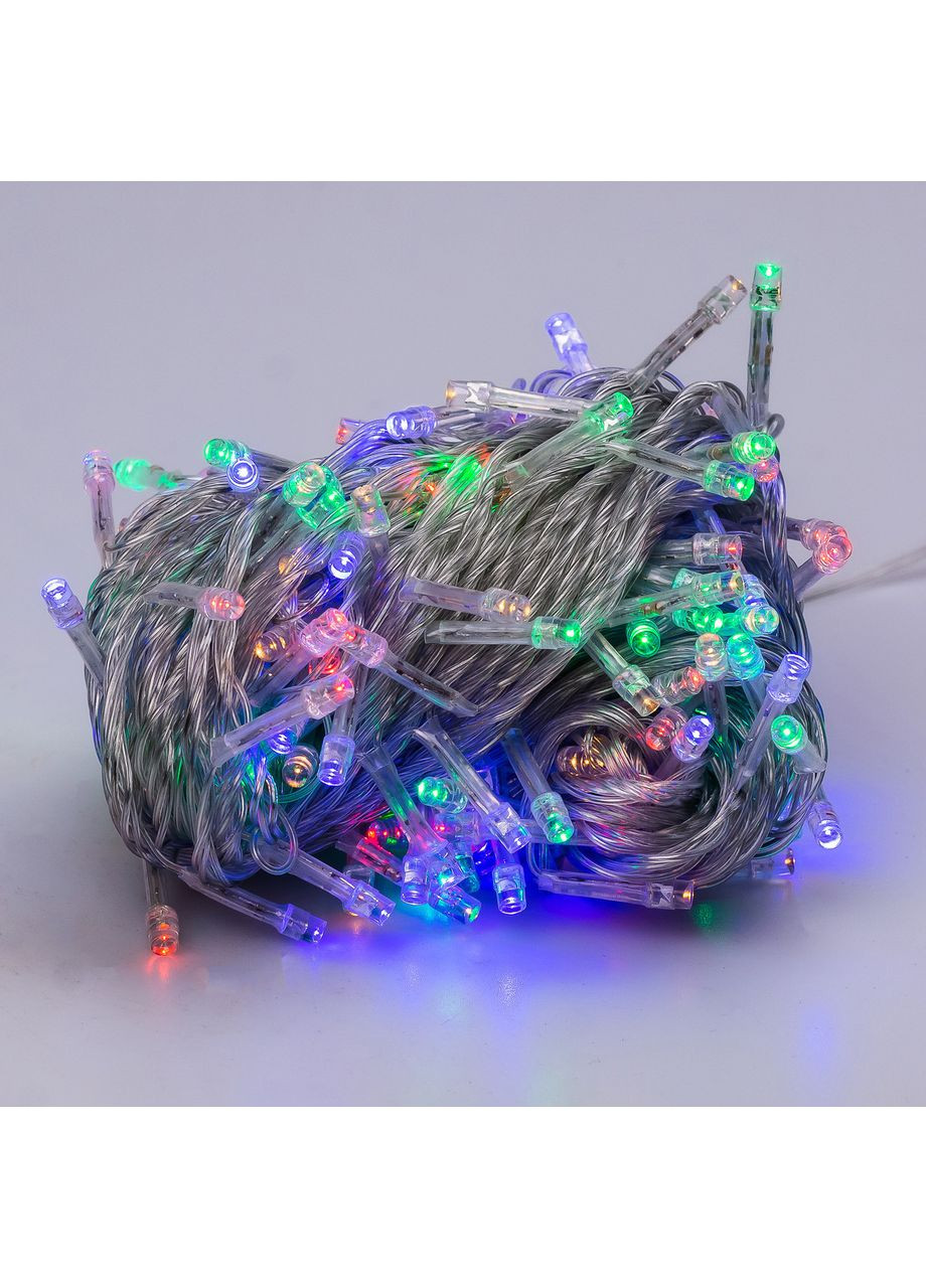 Гірлянда Новорічна нитка світлодіодна GarlandoPro 190 LED лампочок 18м 8 режимів лед гірлянда W400LEDML Garlando (370800127)