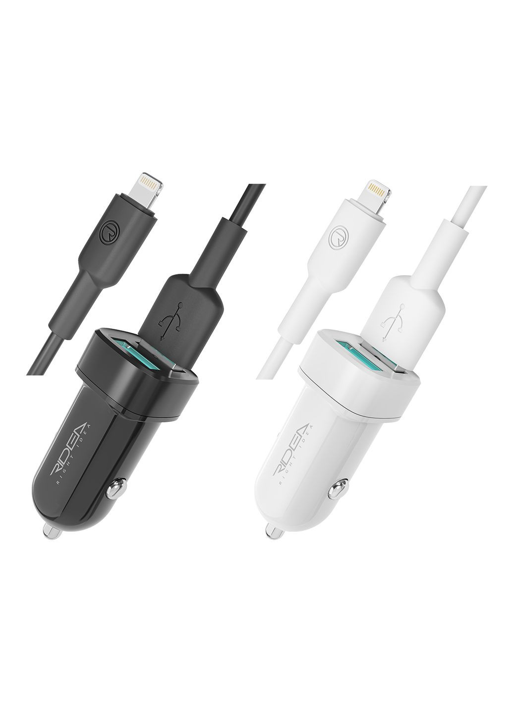 Автомобільний Зарядний Пристрій RCC-21312 Grand Lightning 2USB 2.4 A Ridea (368831259)
