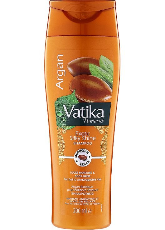 Шампунь з олією аргани Vatika Argan Shampoo 200ml (255711-127502) Dabur (368617175)