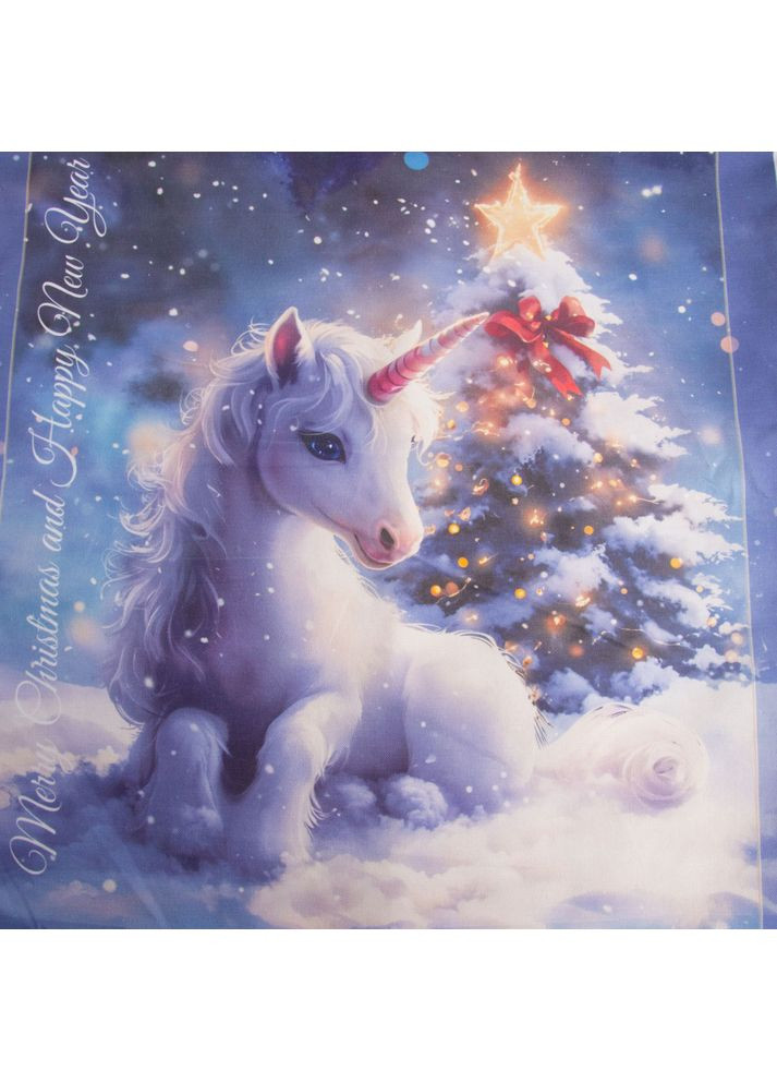 Тканина декоративна бавовна скатертина 150 см 230 г/м2 для скатертин, штор, декору, новорічний, різдвяний принт IDEIA (366089591)