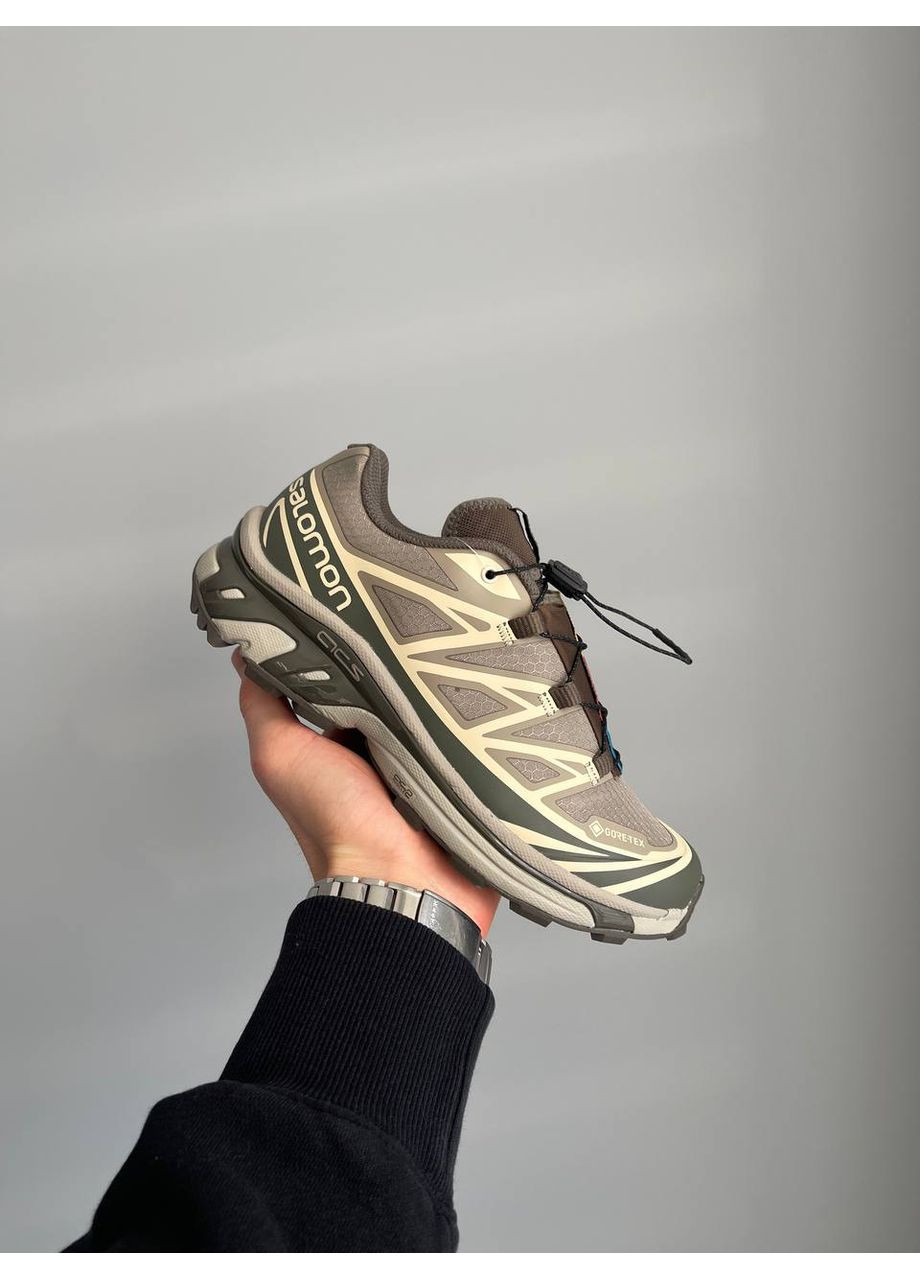 Кросівки жіночі і чоловічі Salomon XT-6 Gore-Tex Brown | Саломон ХТ-6 коричневі No Brand коричневі демісезони (361312737)