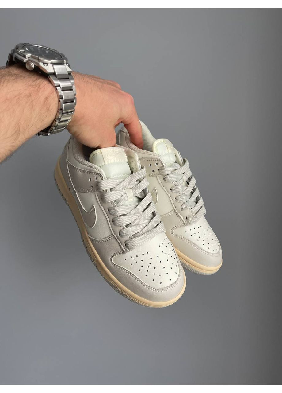 Кросівки жіночі і чоловічі Nike SB Dunk Low Grey Fog | Найк сб Данк низькі сірі No Brand сірі демісезони (356764839)