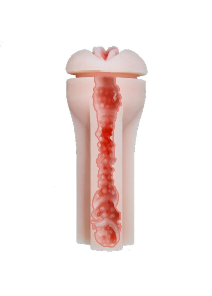 Мастурбатор вагина с вибрацией в колбе "Pink Pussy" LyBaile (298936964)