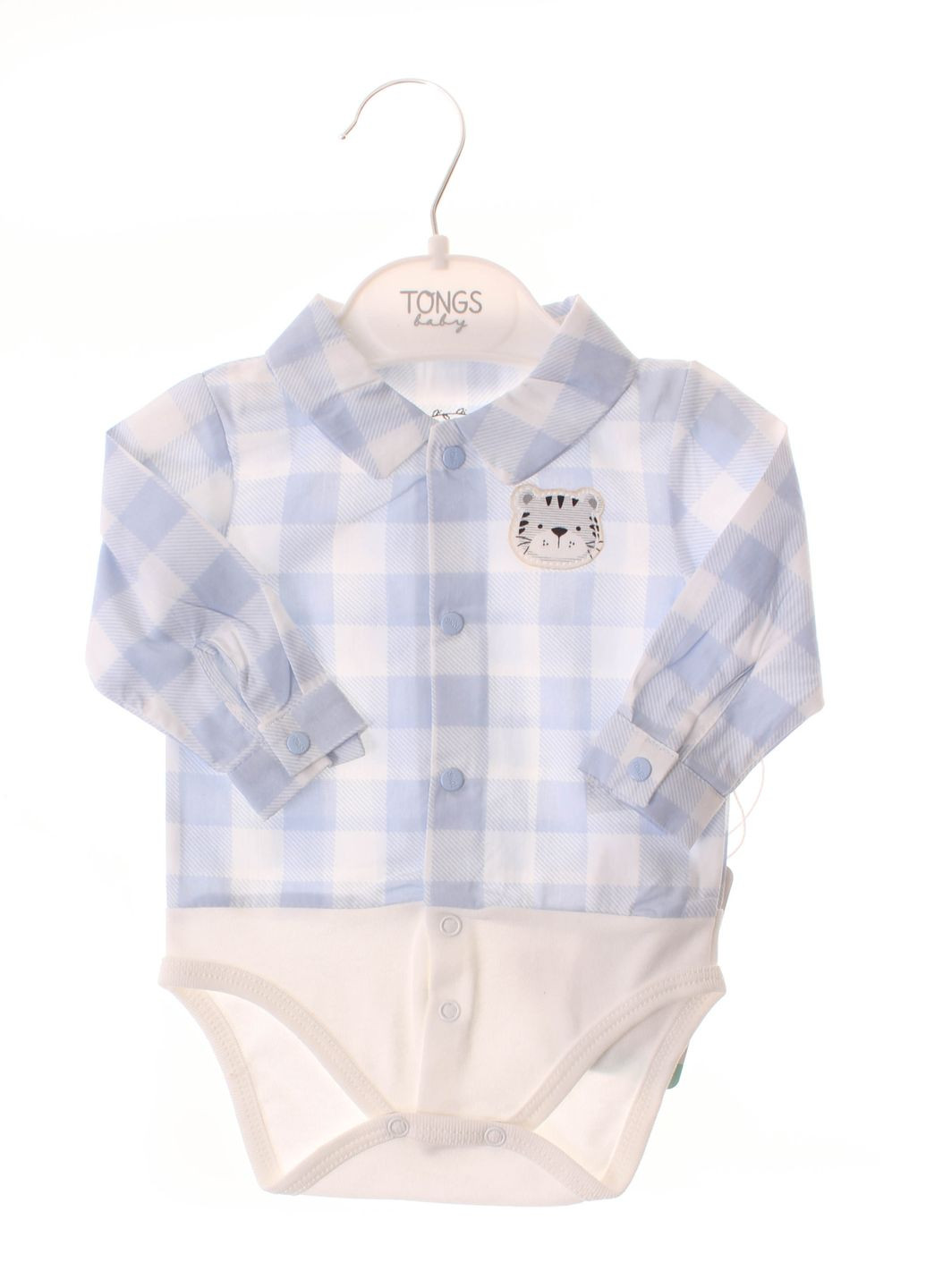 Боді Футболка С Довгим Рукавом 2263 Свiтло Блакитний Tongs (306544145)