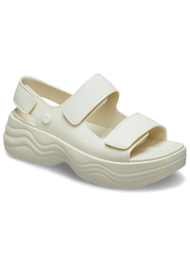 Повседневные женские сандалии skyline sandal bone 36-6-23 см Crocs