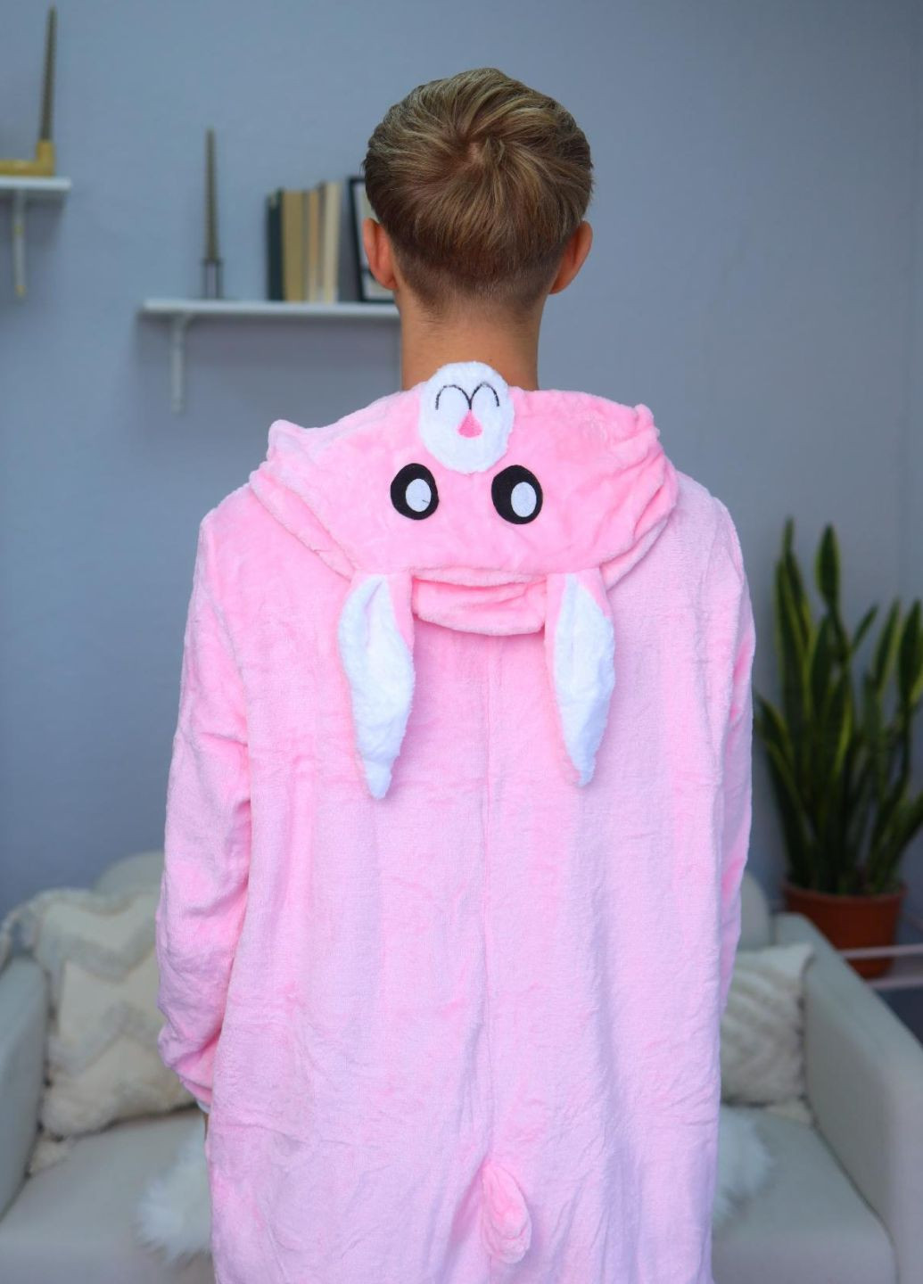 Дитяче кігурумі зайчик з капюшоном та довгими вушками піжама кролик My Kigu (364964280)