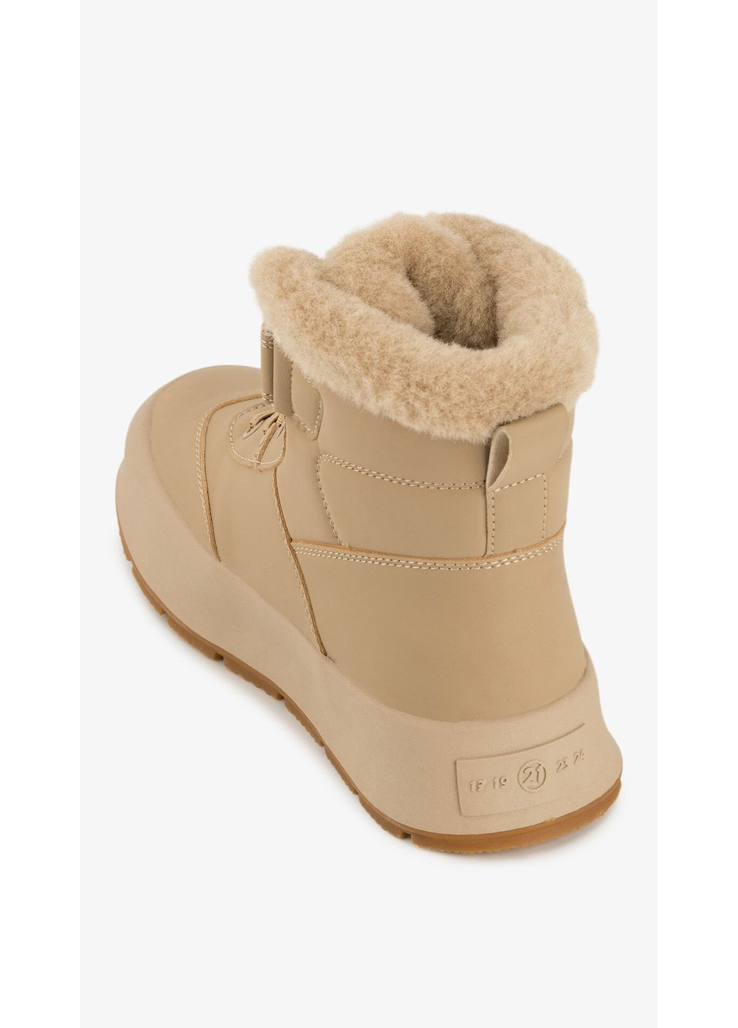Бежевые зимние ботинки для девочки 51107e бежевый shop (2000999332081) Tom.M