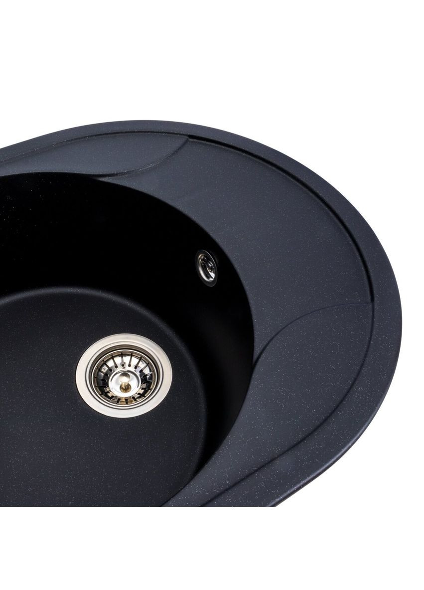 Гранітна мийка для кухні ONYX 5847 матова металік Valeso (336934566)