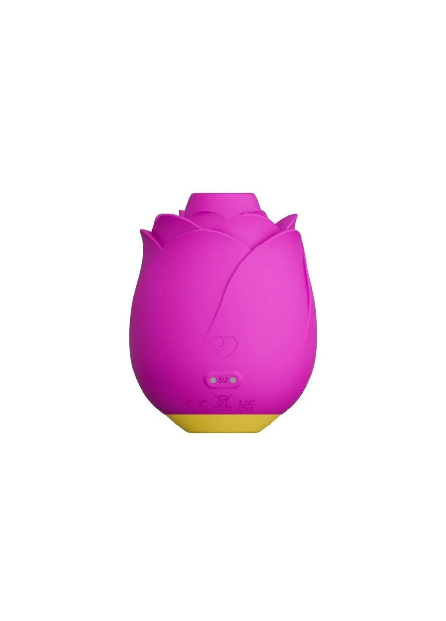 Шикарний вакуумний кліторальний стимулятор Rose Pink, у вигляді троянди Romp (315015440)
