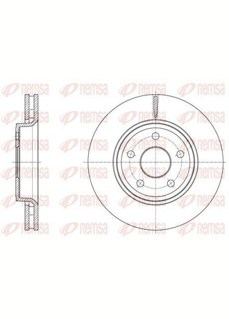 Диск тормозной Remsa (345769133)