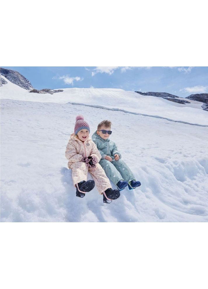 зимний термокомбинезон на флисе для девочки 80см(9-12м) комбинированный Lupilu (371813173)