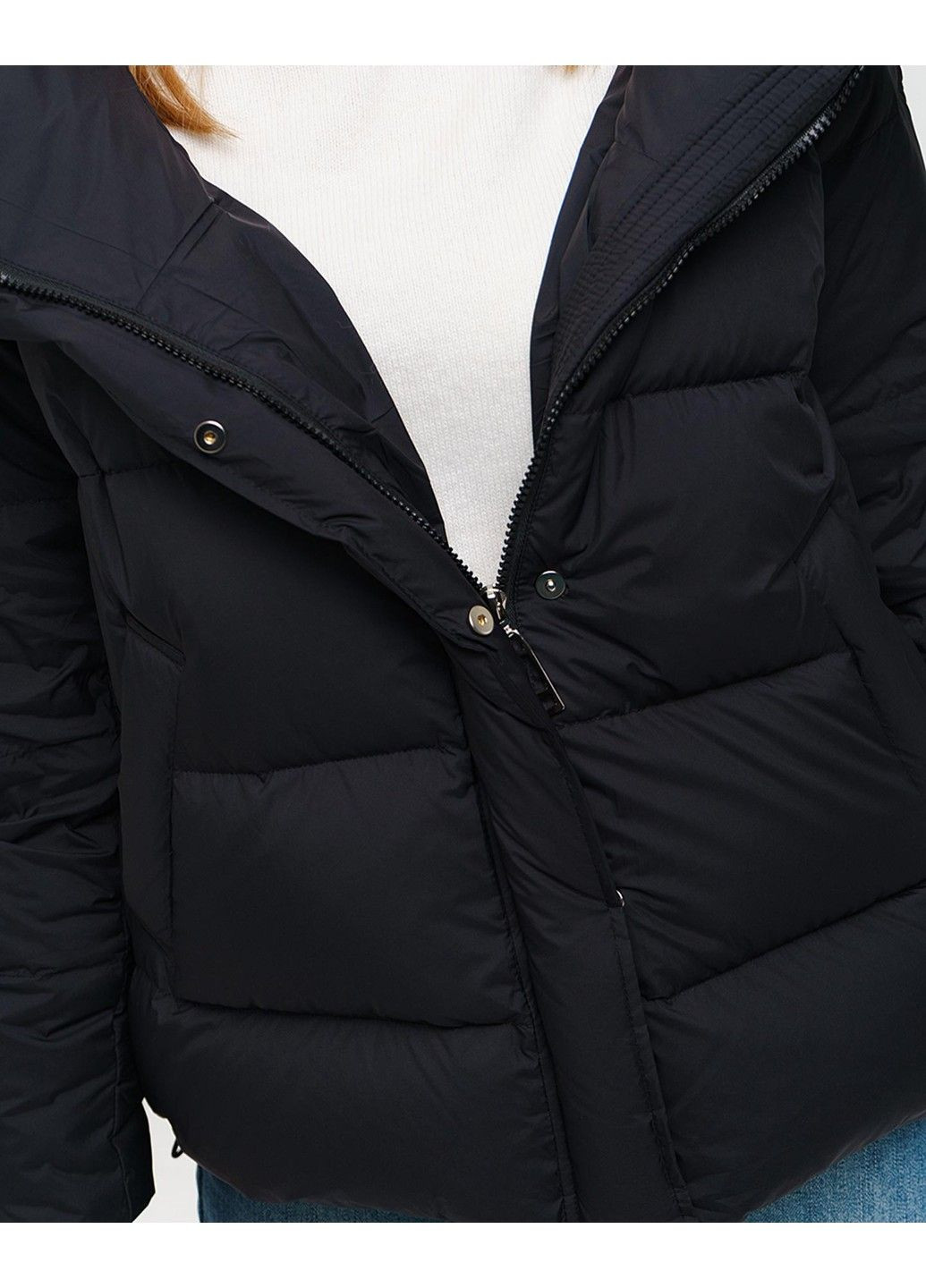 Чорна зимня куртка 21 - 04310 Vivilona