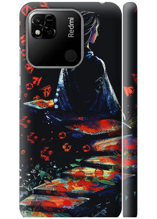 3D пластиковый матовый чехол 'Мечтательная девушка' для Endorphone Xiaomi Redmi 10A (285112149)