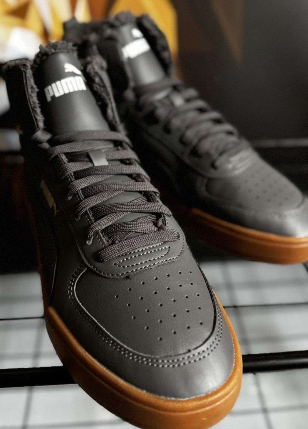 Серые кроссовки Puma